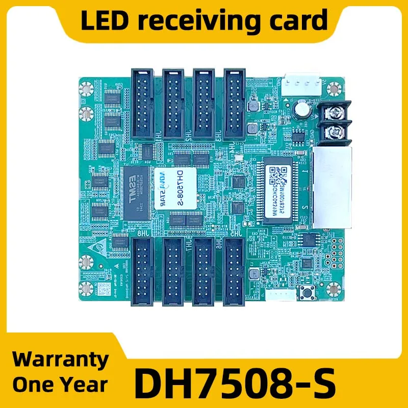 Novastar DH7508-S приемная видеокарта, настенный контроллер для наружного и внутреннего освещения, экран дисплея RGB HBU75, полноцветный модуль