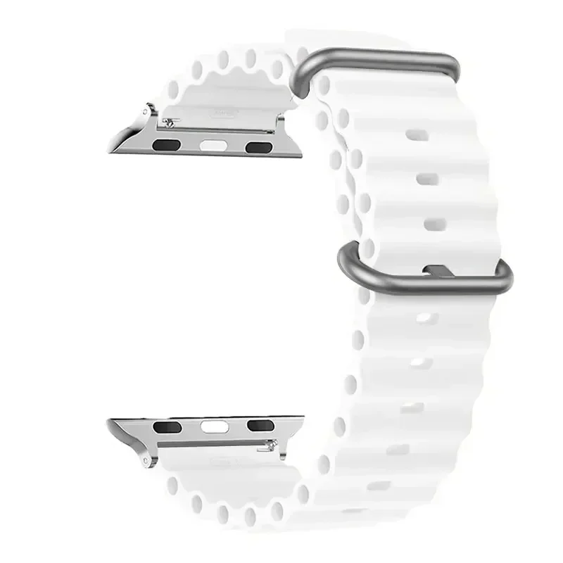 Strap For Apple watch ultra band 49mm 44mm 45mm 41mm 40mm 38mm 44 45 mm 1:1 Original Ocean belt iWatch series 9 8 7 se bands