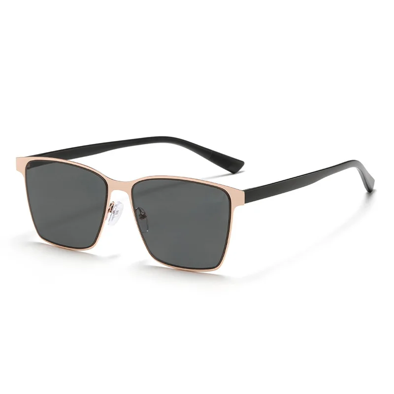 Unisex Sunglasses Polarized Uv400 Shades Square Sunglasses Stylish Thin Metal Frame Sunglasses For Cycling Outdoor Sports
