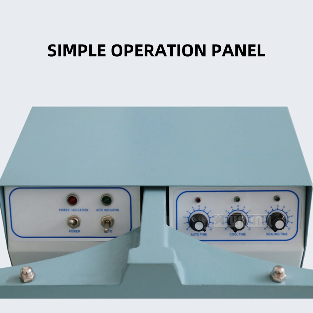 HPE Aluminum Film Fish Packaging Machine Semi-Automatic Electromagnetic Table Sealing Machine Timing High Power