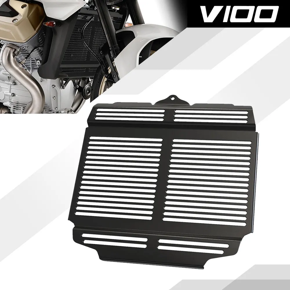 Motorcycle Radiator Grille Cover Guard Protection Protetor For MOTO-GUZZI V 100 Mandello S Moto Guzzi V100 Mandello/S 2023 2024 