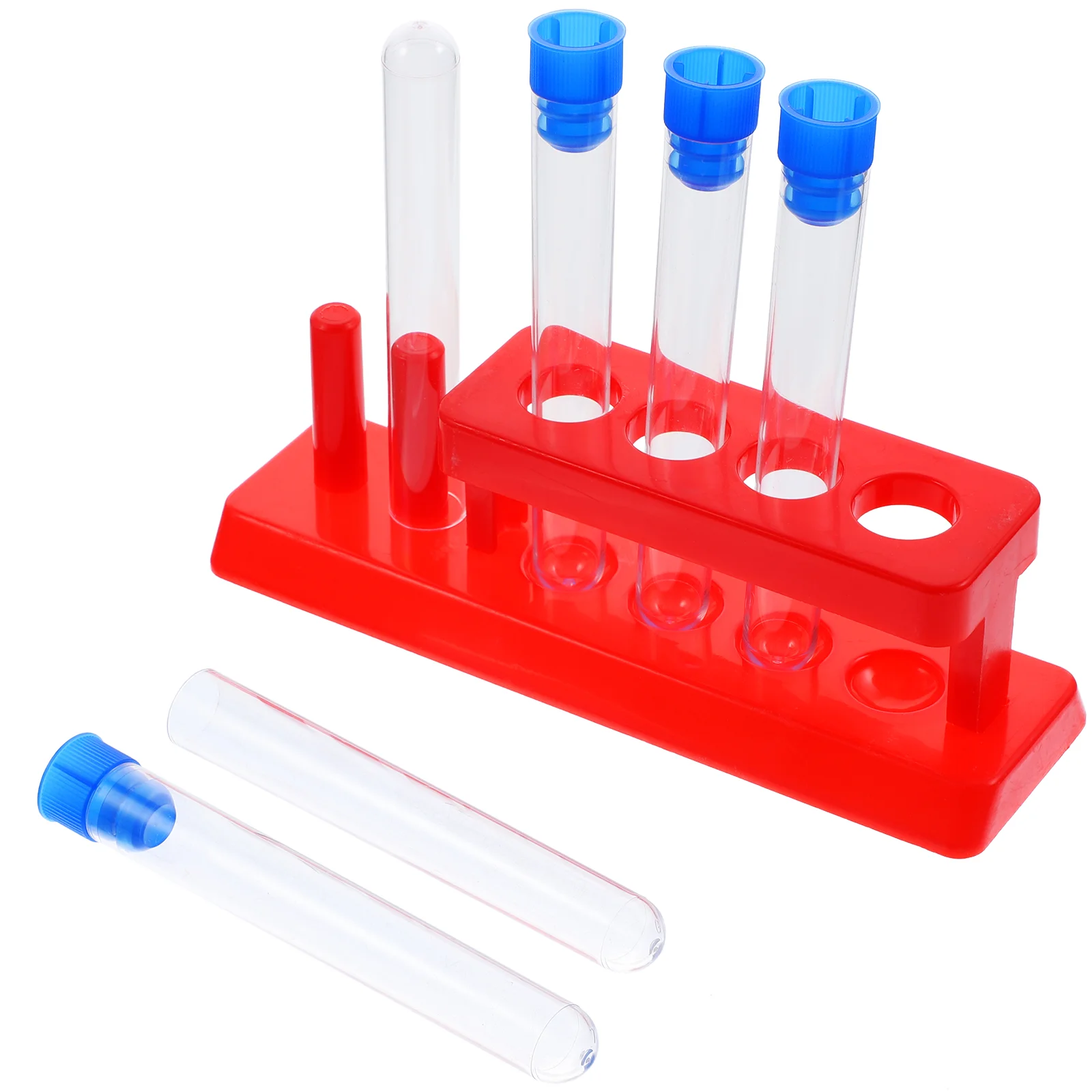 

Laboratory Testing Tubes Vials Liquid Tubes With Storage Rack Manual Science Chemical Experiment Teaching Equipment