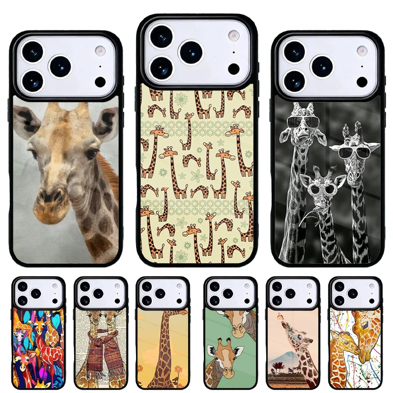 Funda trasera jirafa para iPhone 17-11 Pro Max