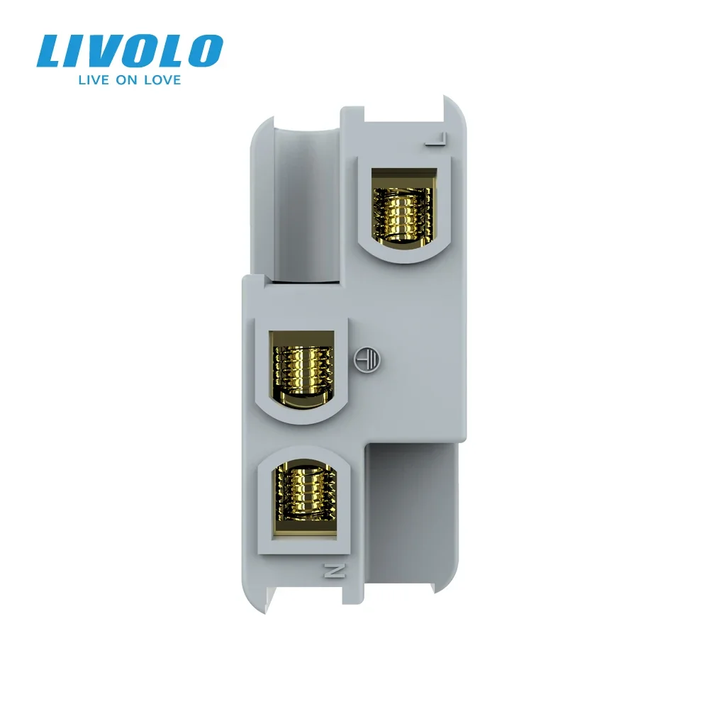 Livolo Switzerland Standard Power Socket Module,3Pins For  Swiss Typn N Plug,No Metal Plate VL-FCTN13A