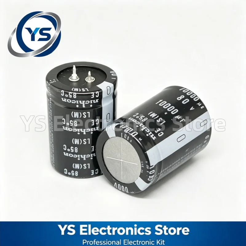 Nichicon LS Series 80V10000uF 35x50mm LLS1K103MELC 10000UF80V 80V 10000UF Aluminum Electrolytic Capacitor 20% New and Original