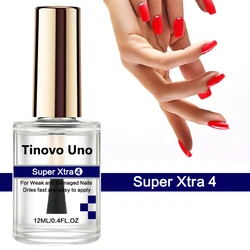 Tinovo Uno Super Xtra Nail Polish Top Coat Fast Dry Bright Oil Finish Natural Normal Nail Strengthener Manicure Varnish Lacquer
