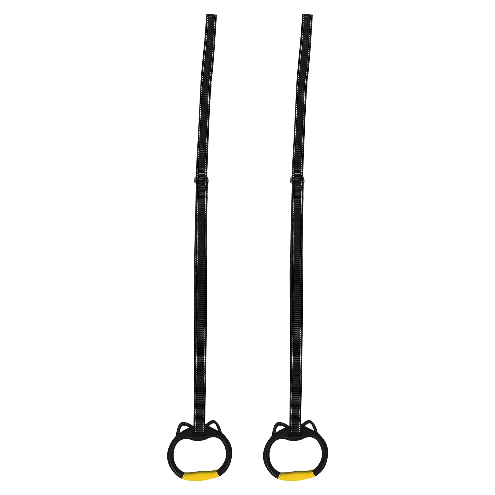 

1 set Gymnastics Rings Kids Plastic Pull up Bar Fitness Exercise Gym Ring Device Pair Sports Equipment