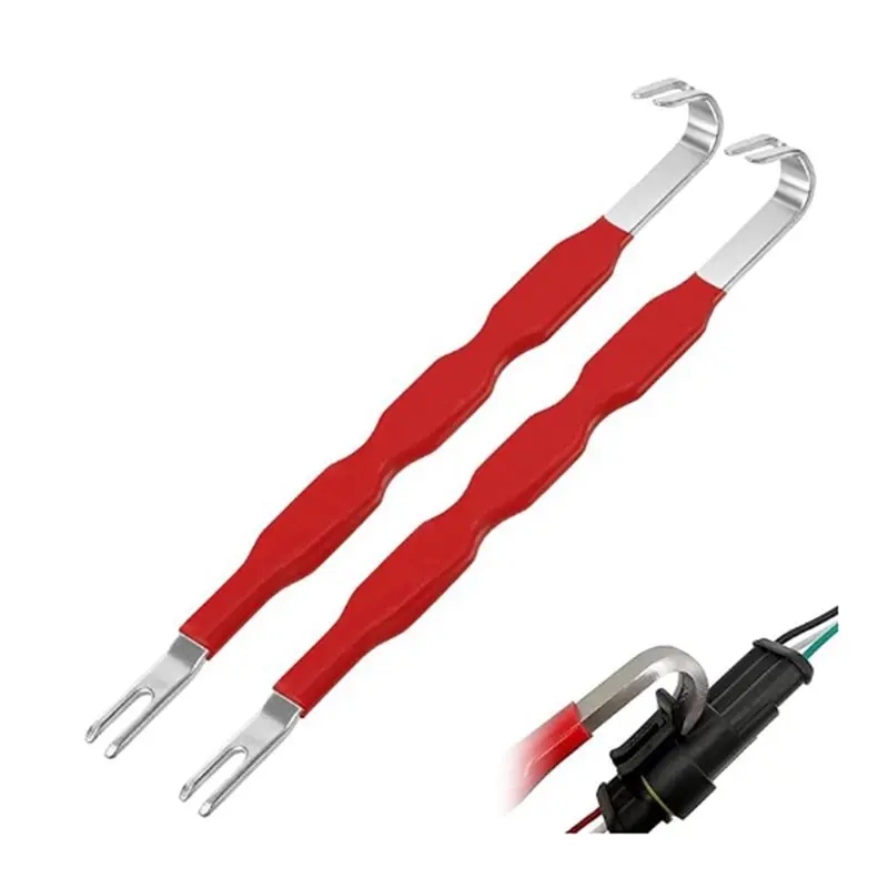 

Универсальный инструмент для снятия автомобильных электрических разъемов, 2 шт., инструмент для извлечения электрических коннекторов