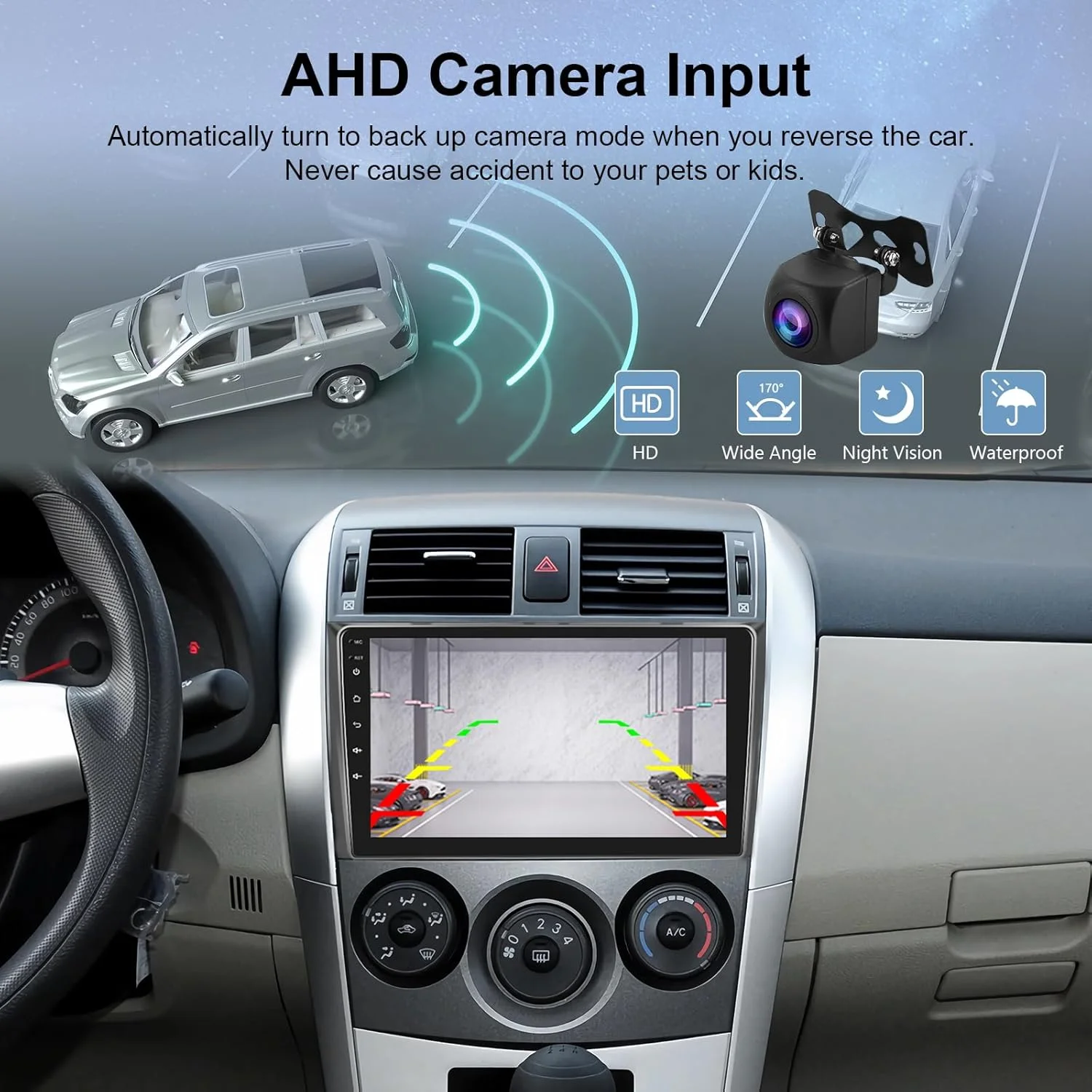 أندرويد 15 Carplay Auto Qualcomm 2K QLED شاشة مشغل راديو السيارة لشركة هيونداي i10 2019-2020 نظام تحديد المواقع ستيريو BT واي فاي 4G الملاحة DSP