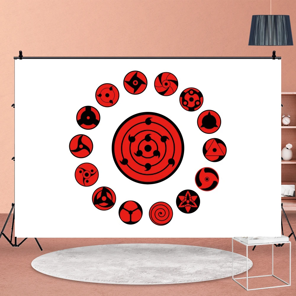 

Bandai Naruto Theme Background For Photography Birthday Party Supplies Photo Backdrop Boy Baby Shower Props Banner Stage Poster