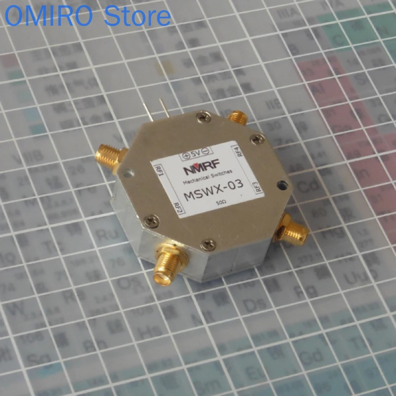 

Dc-300mhz DPDT mechanical RF reversing switch SMA interface maximum switching power 20W