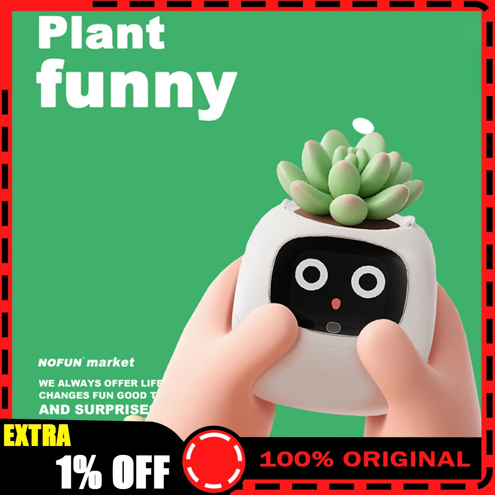 IVY Flowerpot robot inteligente planta verde emocional robot inteligente niña novia niño esposa diversión inteligente regalo de sentido para personas mayores