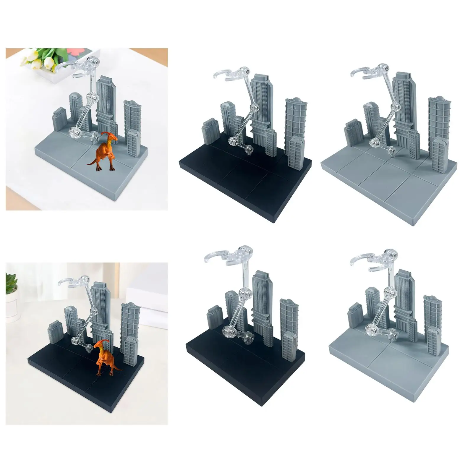 

Action Figures Display Stand with Urban Scene for Hg RG BB Collection Sturdy