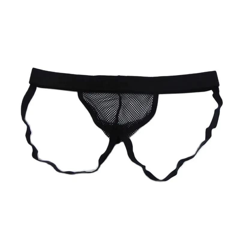 CLEVER MENMODE Roupa Interior Jockstrap para Homens, Sexy Malha Tanga, Calcinha Erótica, Sem Costas G Corda, Cuecas Eróticas