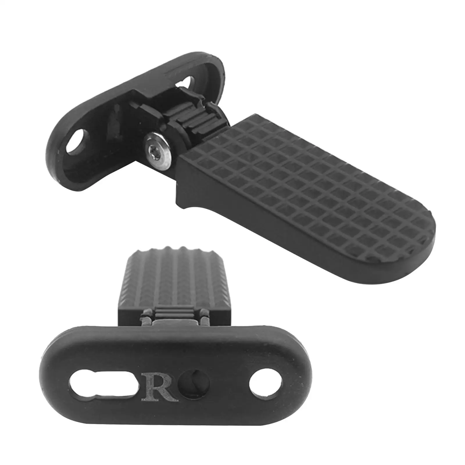 2x Folding Bicycle Foot Pedals Easy to Install Bike Pegs Parts Footrest for Scooter Repairing Outdoor Activities Cycling Biking