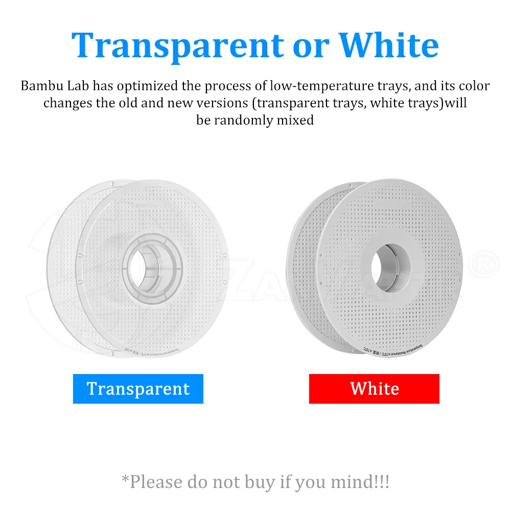 For Bambu Lab 3D printer High Temperature Material Rack Reusable Spool Filament Compatibility Reusable Spool AMS Filament Refill