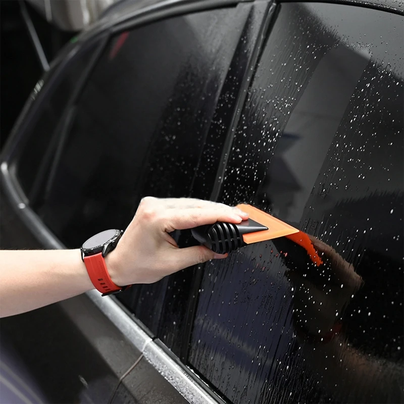 Scraper Soft Silica Rubber Squeegee Tint Tool Glass Water Wiper Car Styling Sticker Accessory Window Film Card Squeegee