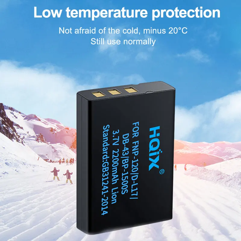 

HQIX for Fujifilm FINPIX F10 F11 ZOOM Camera NP-120 Charger Battery