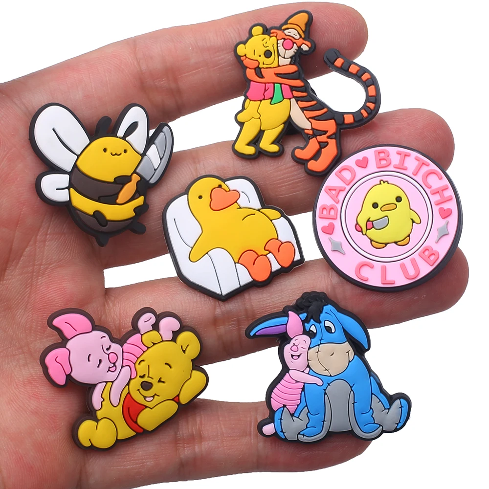 HOT Sale 33pcs Classic Cartoon series Shoe Charms Accessories Decorations PVC Buckle for Kids Party Xmas Gifts