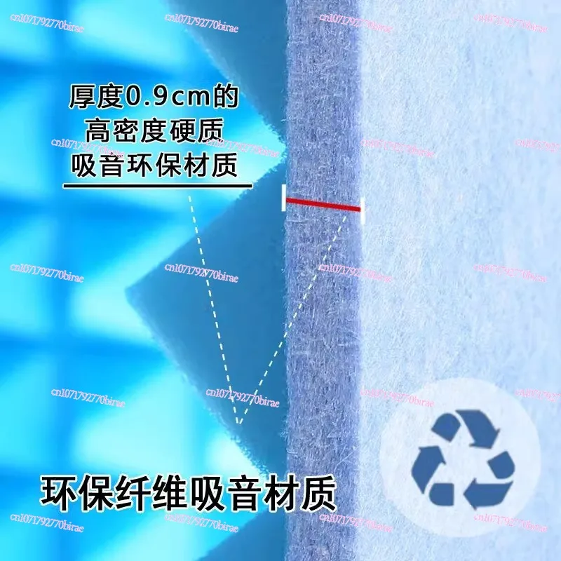 تسجيل استوديو سطح المكتب المنزل بسيط قابل للإزالة عزل الصوت البث المباشر المضيف الصوت الحد من الضوضاء قطعة أثرية