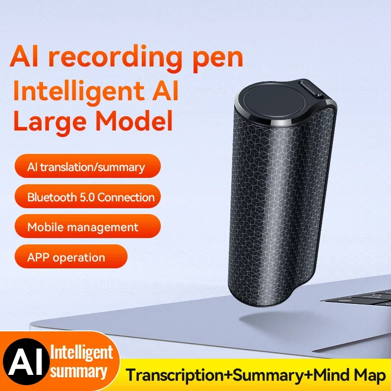 AI Mini Pen Recording 8/128GB Q70A Multi Functional Magnetic Professional Active Digital HD Noise Reduction One Click Recorder