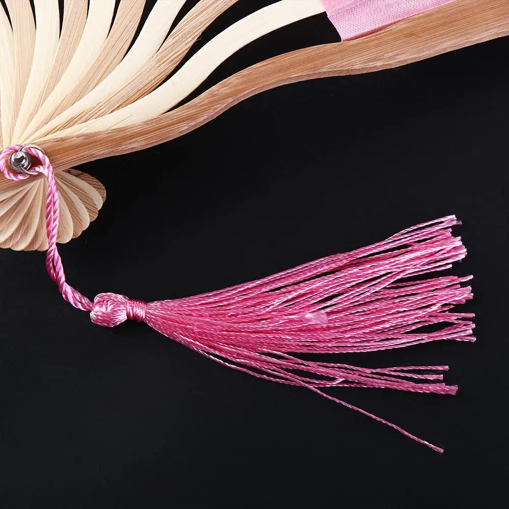 Classical Summer Handicrafts Bamboo Craft Gift Sea Shell Shape Hand Fan Photography Prop Dance Fan Folding Fan