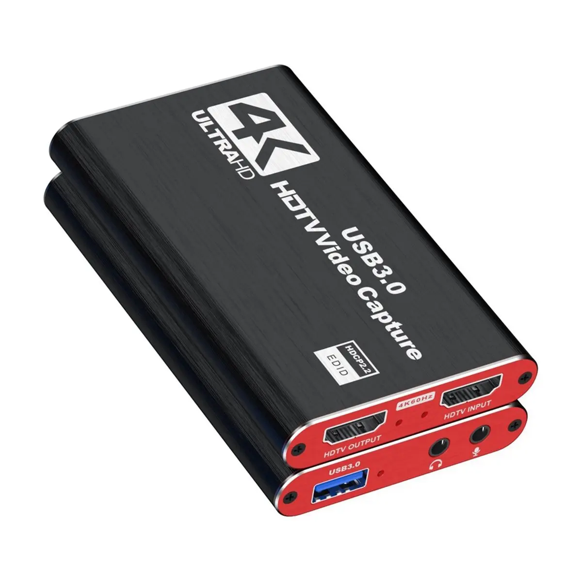 11·11COUPON 4K USB 3.0 Video Capture Card -Compatible 1080P HD Video Recorder Grabber for PC Game Recording Game Audio Mic