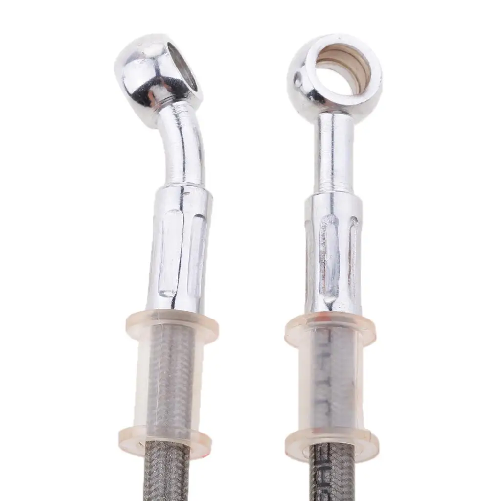 220 سنتيمتر مضفر دواسة فرامل خرطوم زيت خط الأنابيب صالح لمعظم الدراجات النارية #6