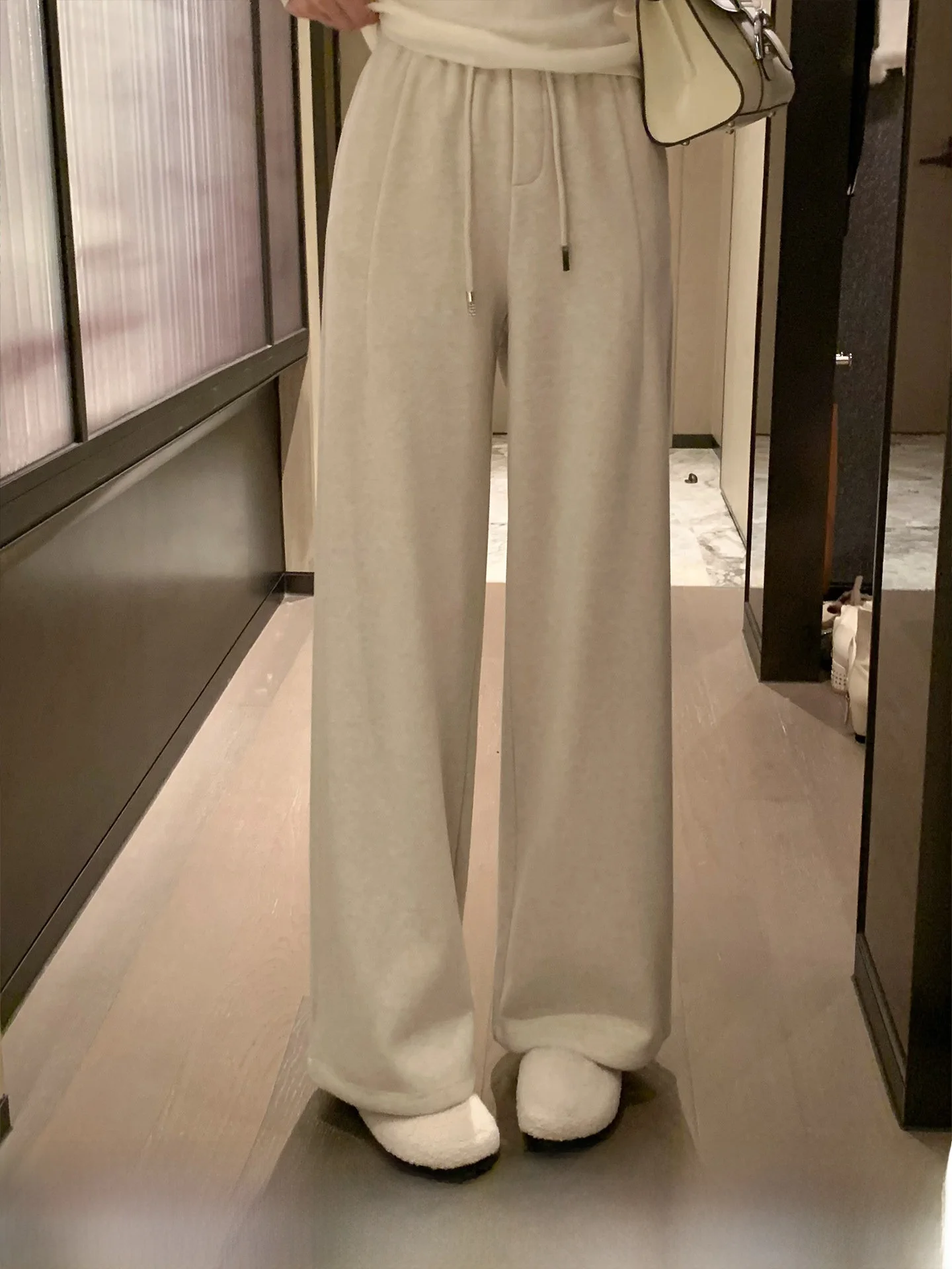 

Брюки женские прямые с начесом Kun Total Comfort, универсальные, для повседневной носки, новые поступления