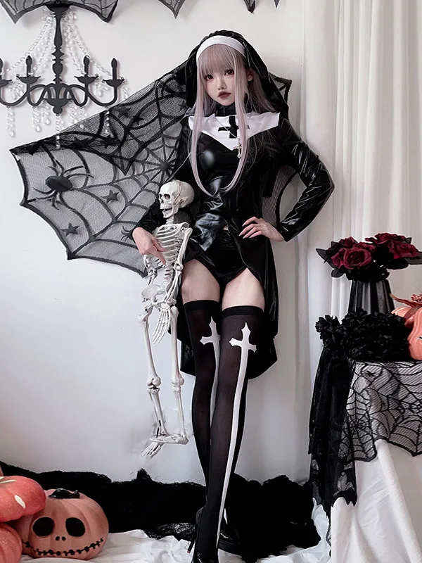 

Темное платье для Хэллоуина, костюм больших размеров, элегантная женская одежда в винтажном стиле, для сценических выступлений, традиционная китайская мода