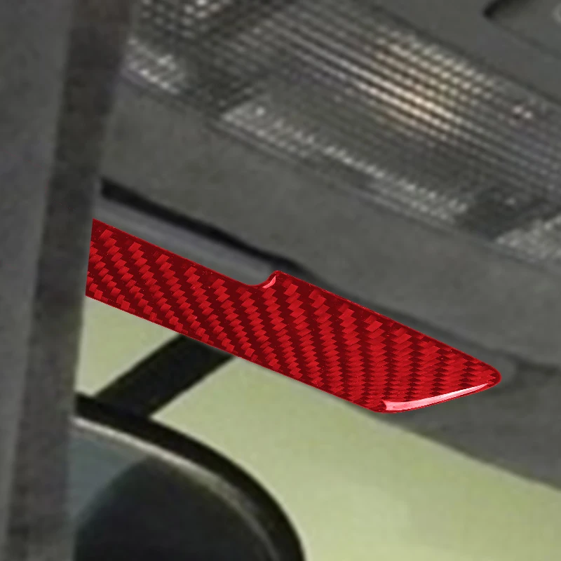 Carbon Fiber Interior Car Sun Visor Sunshade Back Carbon Fiber Sticker Decor Trim For Audi TT MK1 8N 2001-2006 Accessories