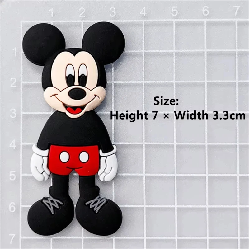 MINISO 13pcs Disney Mickey and Minne Cartoon Charms for Clog Different Matching Sandals Wristbands Bracelets Xmas Party Gifts image 5