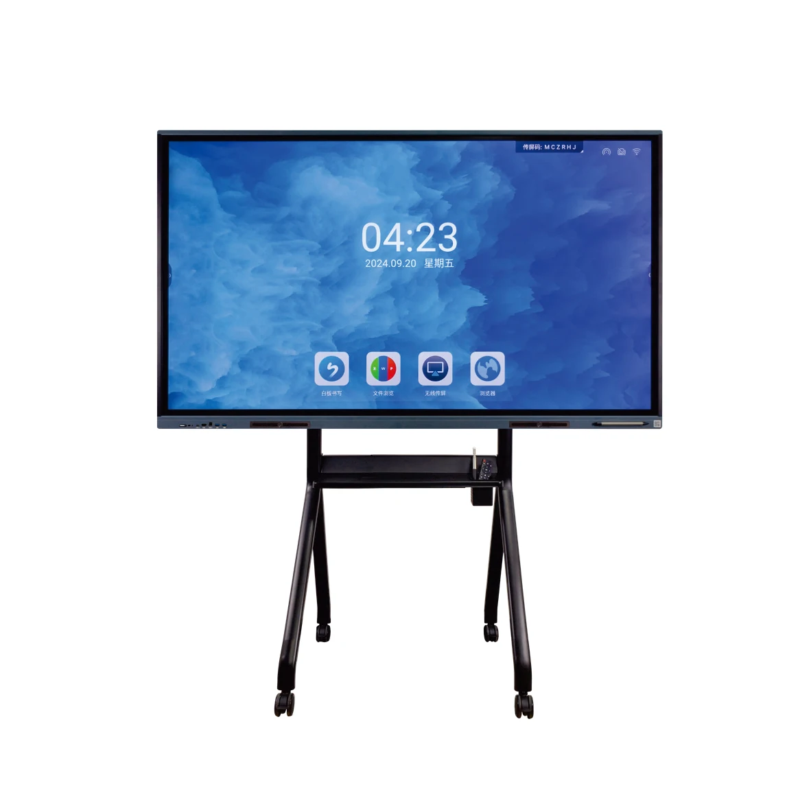 65/75/85/95 Inch Touch Screen Interactive Digital Board Wall-Hang LCD Interactive Whiteboard Bluetooth Wifi HMI