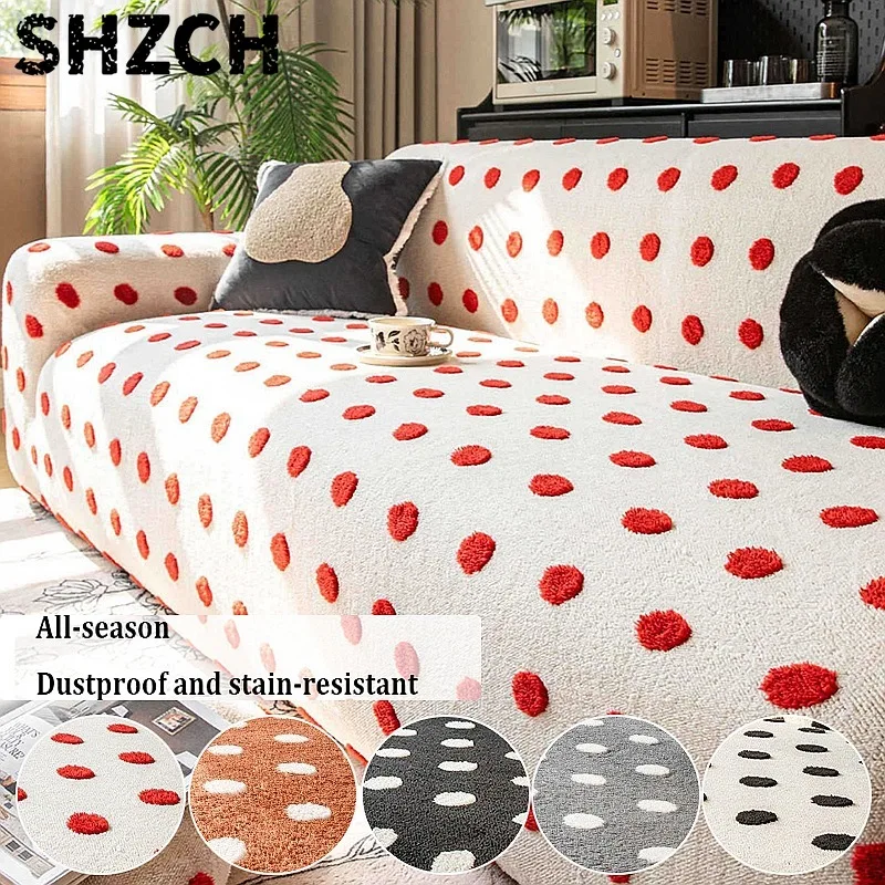 New All Inclusive Autumn Winter Plush Elastic Sofa Cover L-Shaped Corner 1-5 Seater