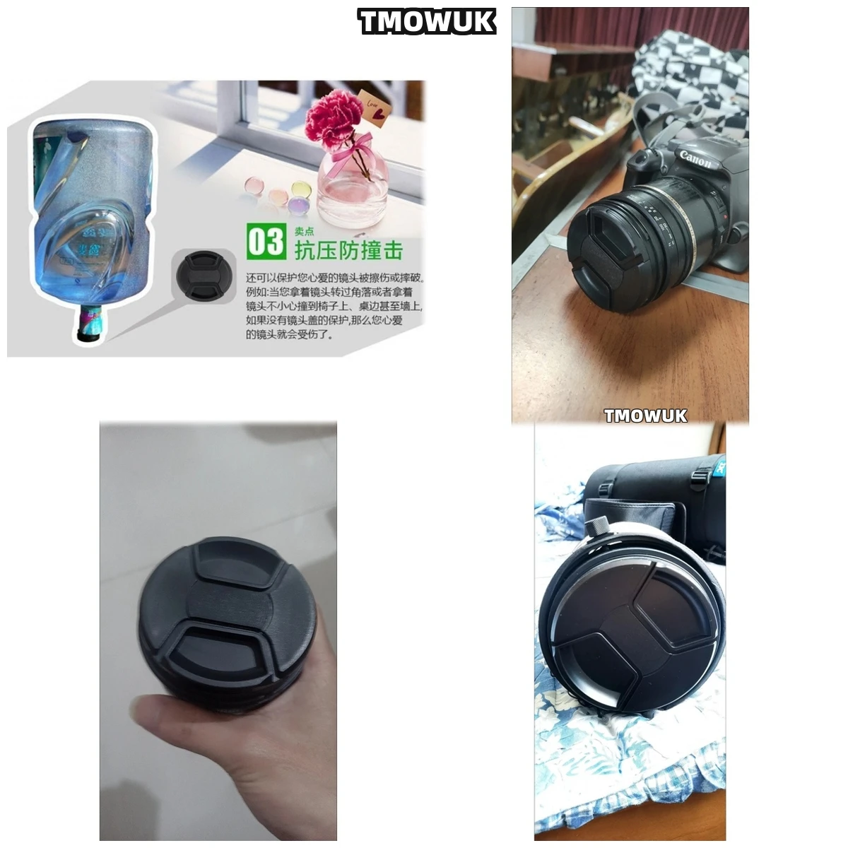 

For SONY A55 A7SIII A7R7 A7CL A580 A380 A57 A65 Camera Lens Cap Protective Cover Center Pinch Snap-on 49mm 52 55 58 62 67 72 77