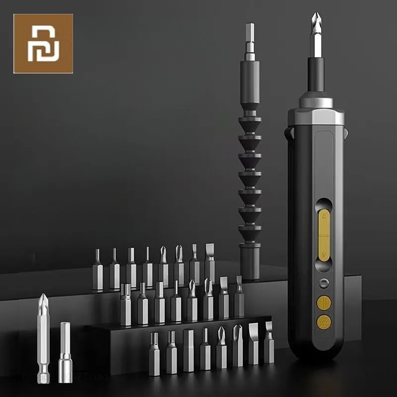 

Youpin Multifunctional Electric Screwdriver Small Household Rechargeable Mini Screwdriver Set Power Tools Set Mini Screwdrivers