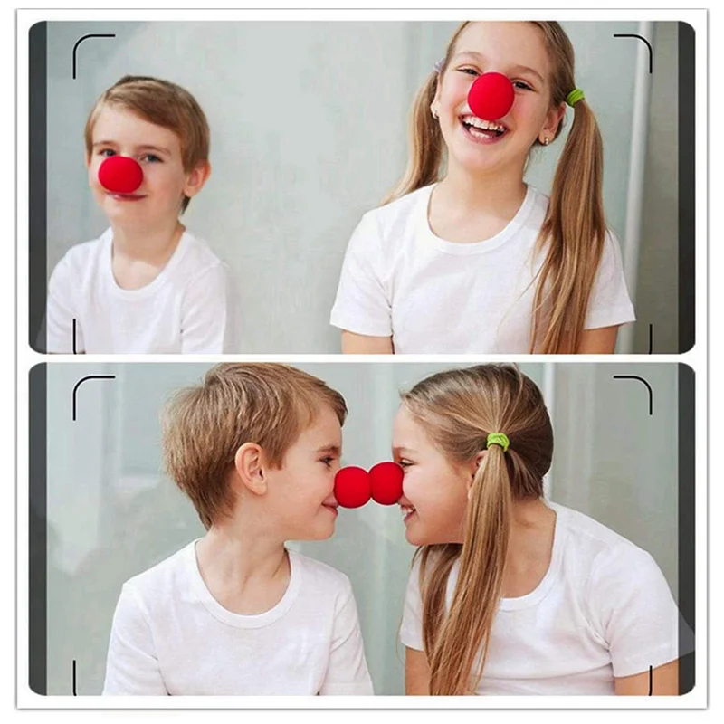 

ABGB-150PCS 2X2inch Cosplay Noses Red Clown Nose For Party Halloween Costume Supplies Christamas