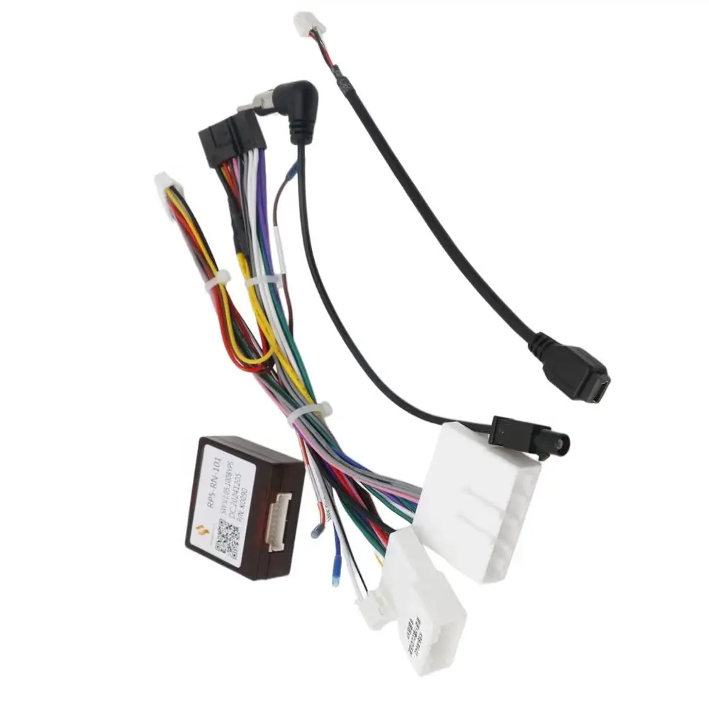 16 Pin CANBUS Wiring Harness for Renault Captur Clio 4 2016-2017 Low Version Android Radio Adapter