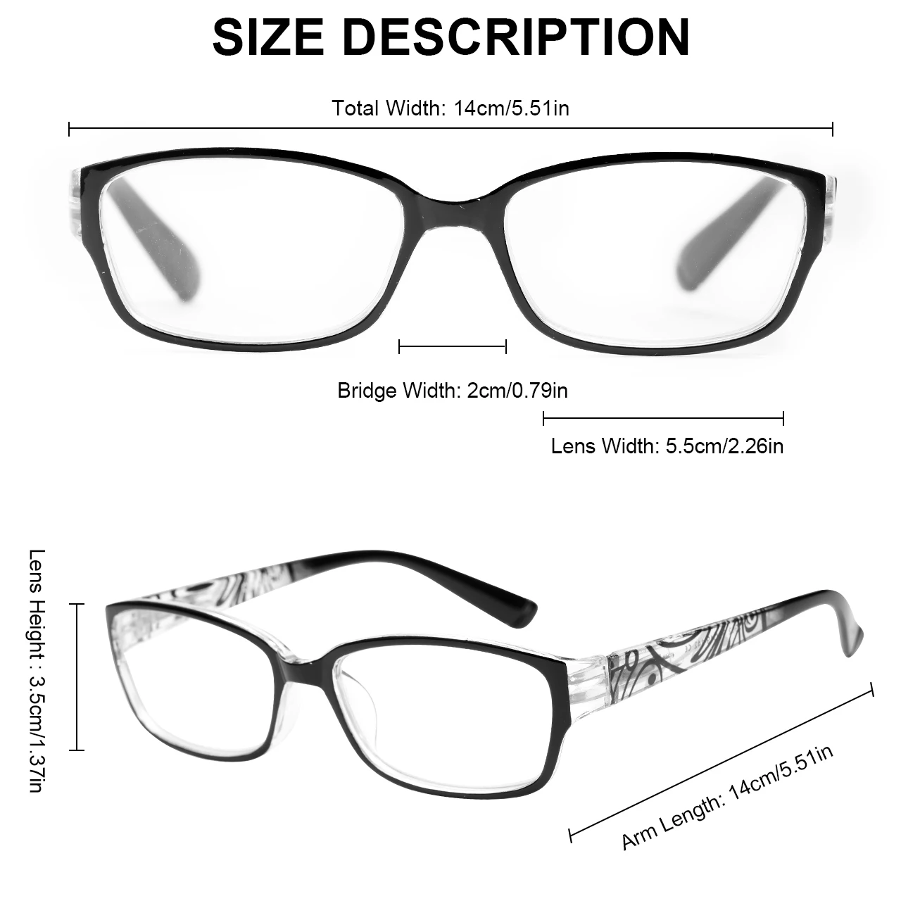 Autofokus-Lesebrille mit Blaulichtfilter für Männer und Frauen, Komfortable Lesebrille mit Federscharnieren – Detail 11