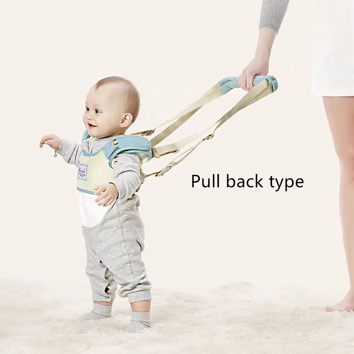 Multi functional pure cotton breathable baby walking belt Upward pull type children walking and waist protection anti fall belt