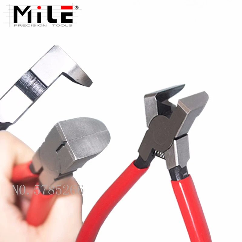 Right Angle Nozzle Pliers Electronic Precision Top Cutting Pliers 90 Degree Flat Scissors 6-Inch Plastic Model Diagonal Pliers