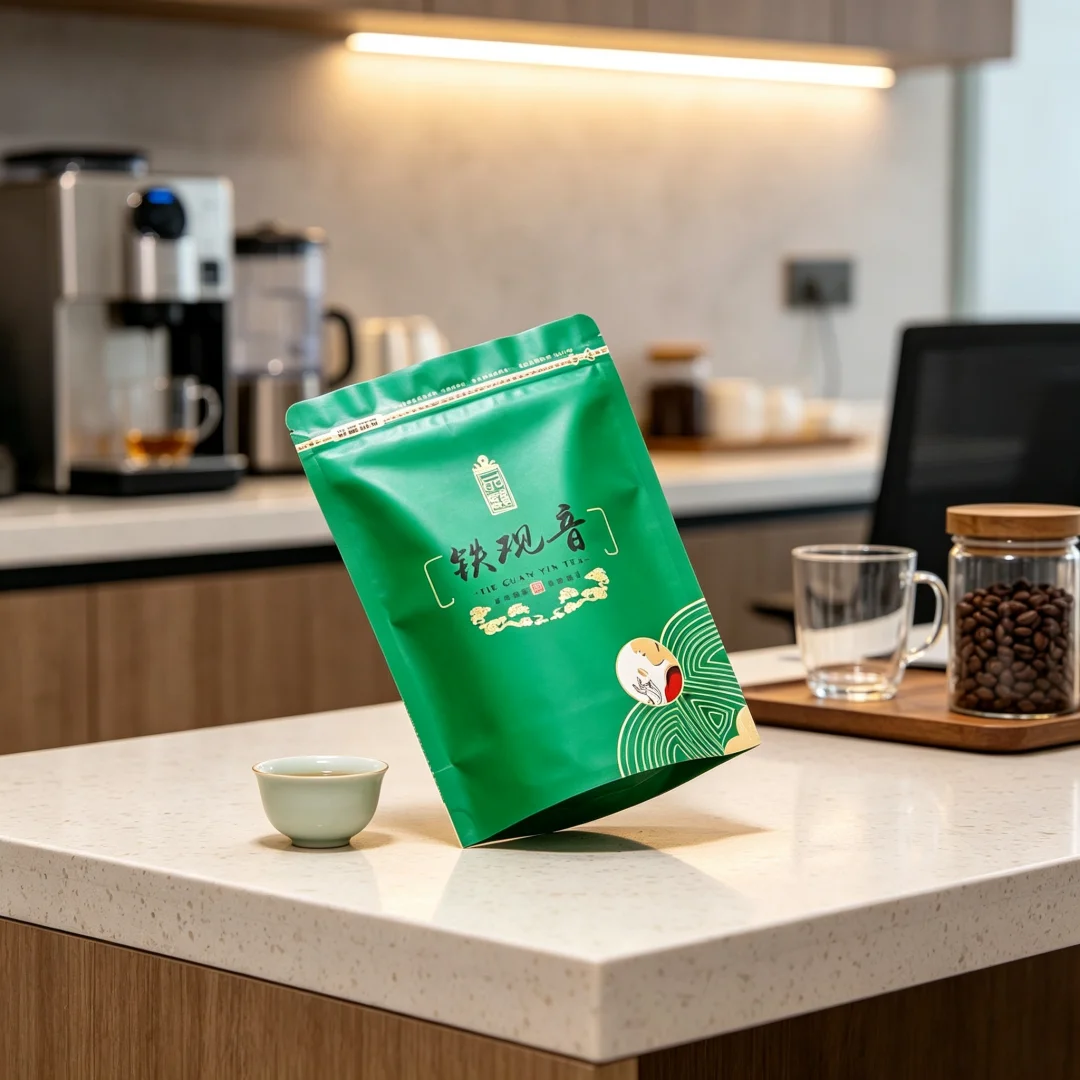 250g Dahongpao Black tea Zipper Bag TieGuanYin Da Hong pao tea Seal bag Bi Luo Chun Longjing Green Big Red Robe tea Packing Bag