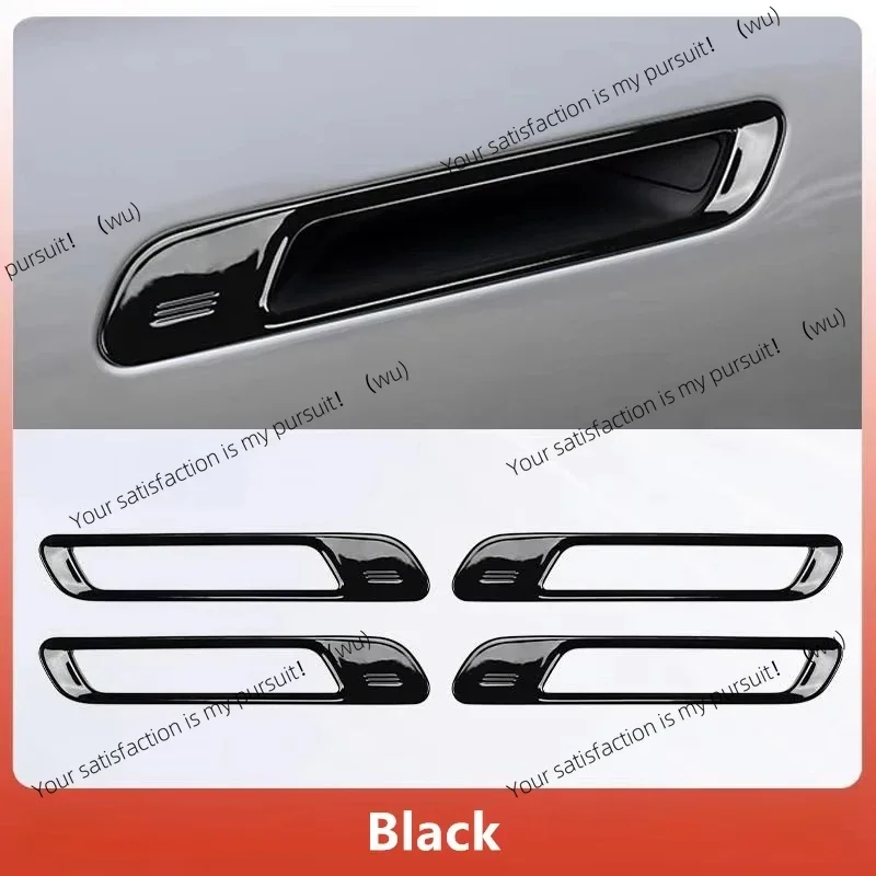 Pack of 4, Car Door Handle Cover Sticker, Protective Scratch Cover Decoration, For BMW 7 Series I7 G70 2023-2025