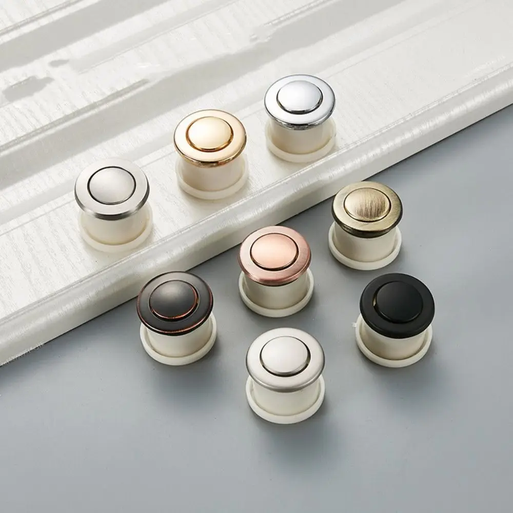 1Pc Hidden Recessed Door Knob Cabinet Wardrobe Handle Pulls Practical Round Drawer Pulls Door Knobs Furniture Handle Hardware