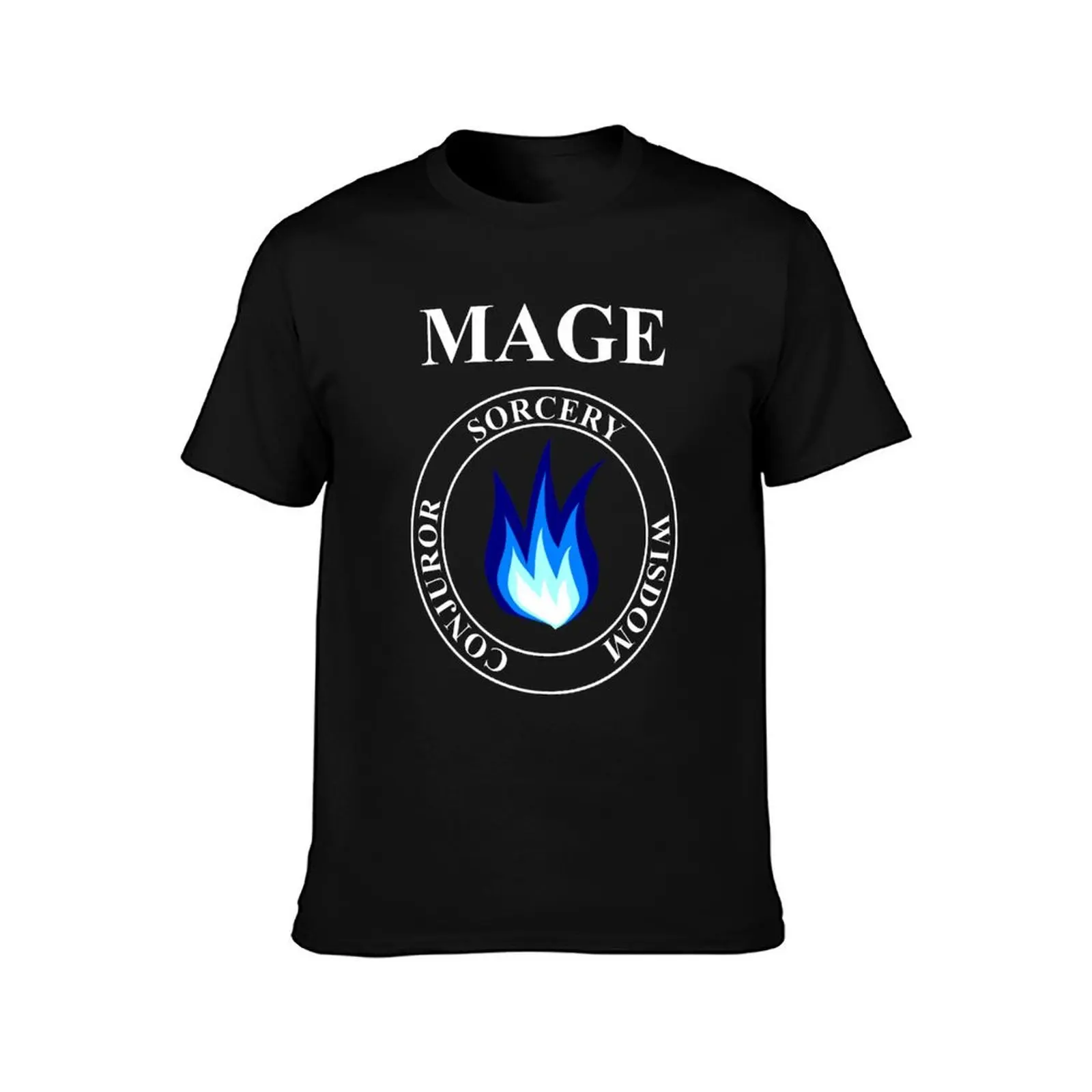 Mage Fantasy RPG Class Frost Magic T-Shirt Sporty Casual Quick Dry T-Shirt