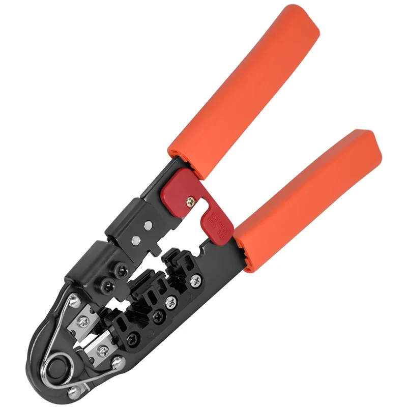 Щипцы для кабеля CNCOB, ИНСТРУМЕНТ для ЗАЖИМКИ ДЛЯ ТЕЛЕФОННОЙ ВИЛКИ, модульный обжимной инструмент, 2 дюйма, 8P8C/RJ-45,6P6C/RJ12, 6P4C/RJ-11,6P2C