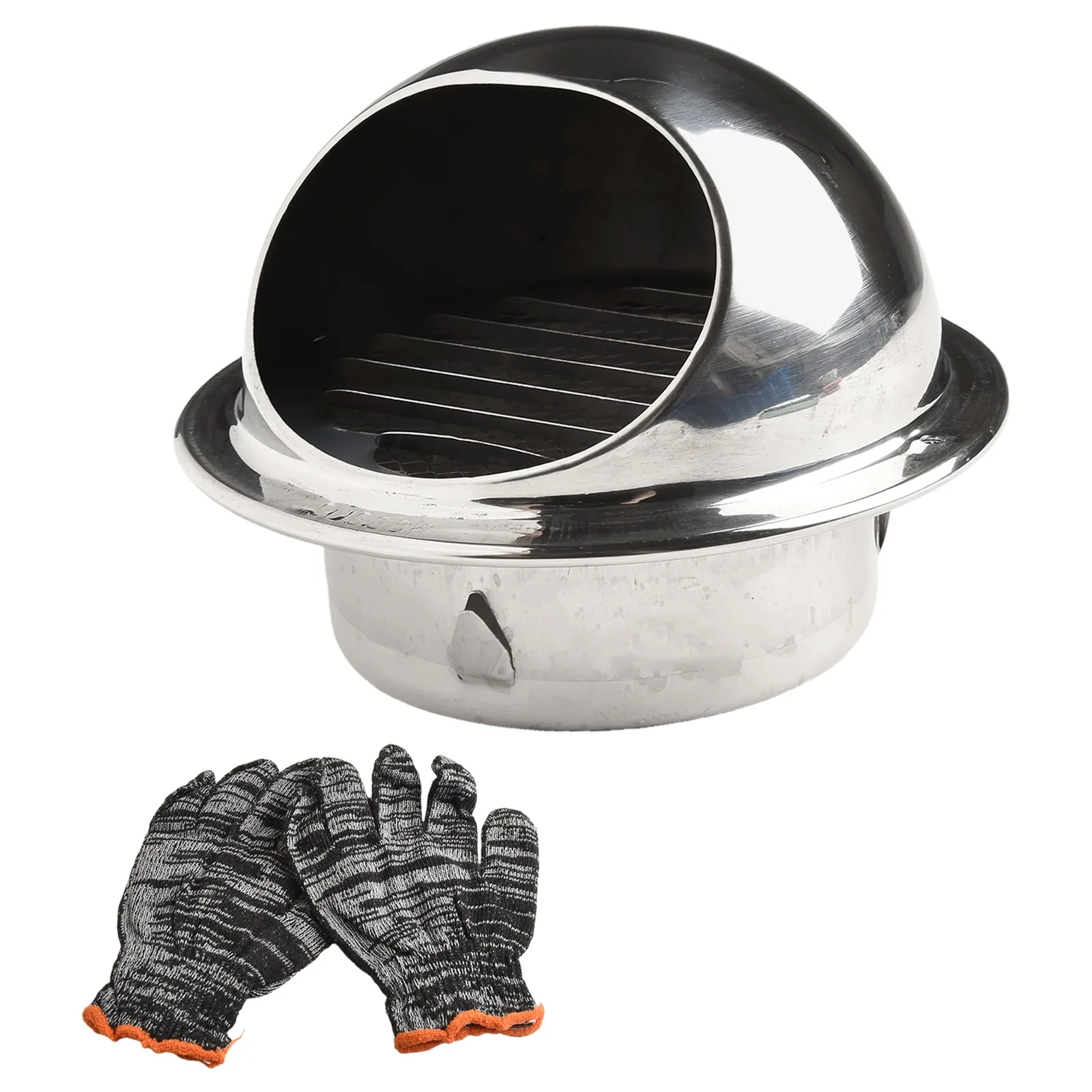 4-inch Size Round Bull Nose Vent Weatherproof Vent Maintains Airflow Debris And Dust Blocks Built To Last 4-inch