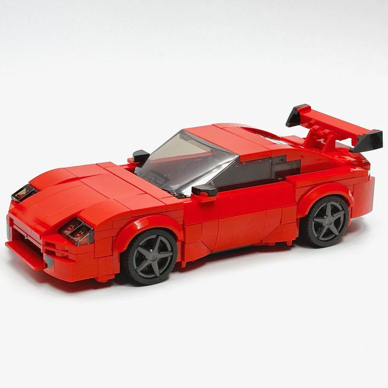 360 pièces nouveau MOC City autoroute Supra MK4 voiture de sport modulaire blocs de construction éducatifs pour enfants jouet cadeau