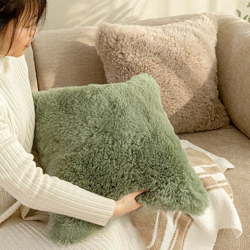 30X50/45X45CM plush Soft Throw Pillow Cover Modern Light Luxury Waist Cushion Cover Decor Home Decorative Pillowcase