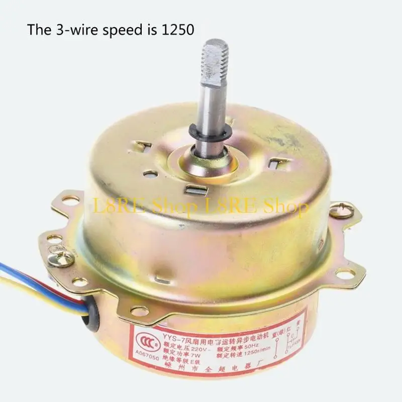 L8RE High Performances Inline Duct Fan Motor Quiet Operation Fan Motor Copper Texture